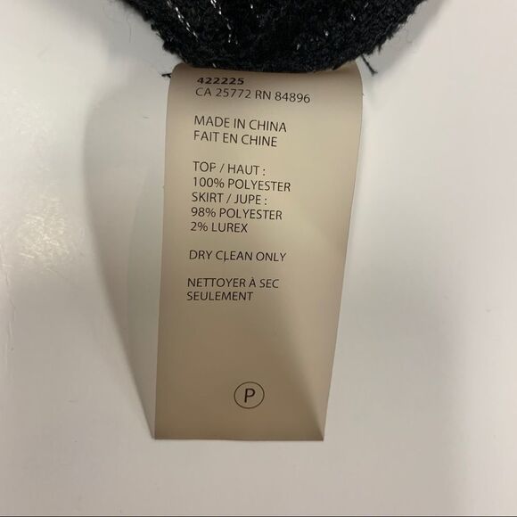 Dex sleeveless beaded plum purple and black dress size extra small - Picture 10 of 15